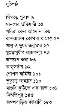 Sera Kishor Golpo contents
